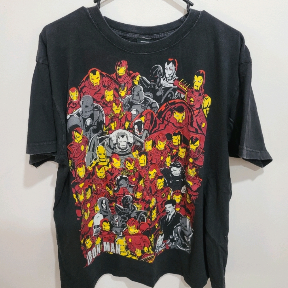Vintage marvel iron man Tony Stark t shirt